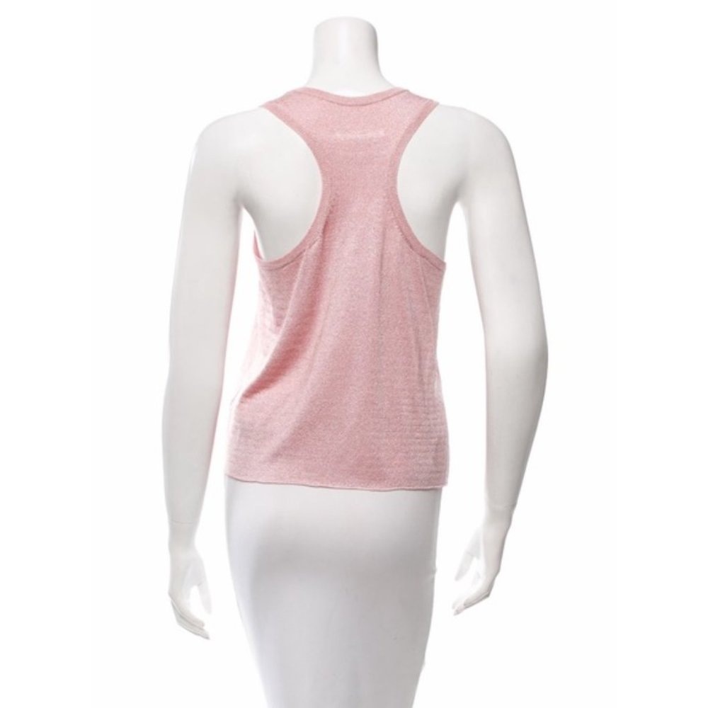 NWT MM6 MAISON MARGIELA Metallic Sleeveless Top - Picture 3 of 6